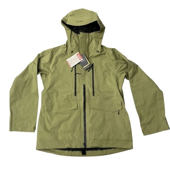 Dakine Sender Stretch 3L Jacket Mens Medium Green RECCO Ski Snowboarding - Picture 1 of 8